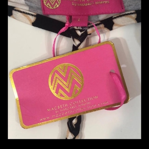 Macbeth Collection Braided Racerback Tank Top NWT Large - Picture 3 of 8